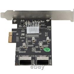Carte d'adaptateur PCI Express 8 ports SATA 6 Gbps StarTech 8P6GPCIESATACARD