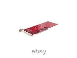 Carte d'adaptateur PCIe Quad M.2 StarTech PCIex16 QUADM2PCIECARDB