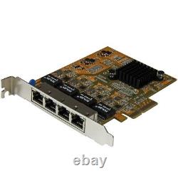 Carte d'adaptateur de réseau gigabit PCIe à 4 ports Startech.com Quad-port Pcie