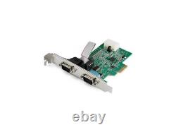 Carte d'adaptateur série RS232 PCIe 2 ports StarTech PEX2S953