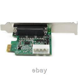 Carte d'adaptateur série RS232 PCIe 4 ports StarTech PEX4S953LP