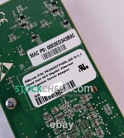 Carte d'adaptateur serveur PCIe Silicom PE2G4SFPI80L-AR