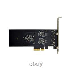 Carte d'extension USB3.1 PCIE vers 4 ports 10Gbps Carte adaptateur USB3.1 auto-alimentée