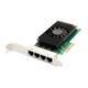 Carte D'extension Réseau Pci-e Ethernet 2,5 Gigabit Quad Adaptateur Lan Rj45 Bas P