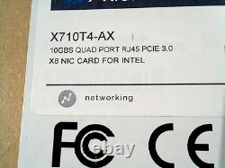 Carte réseau NIC Axiom PCIe 3.0 X8 10Gbs en cuivre (547446)