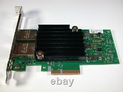 Carte réseau PCIe Dell Intel X550-T2 X550 Double 10G 10GB 10GBase-T Adaptateur de carte 04V7G2