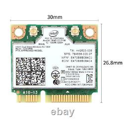 Carte réseau sans fil Bluetooth Intel 7260 7260HMW Mini PCIE pour PC