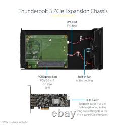 Châssis d'expansion PCIe Thunderbolt 3 StarTech avec DisplayPort PCIe x16