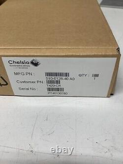 Chelsio T420-cr 10gbe 2-port Pcie Carte D'adaptateur De Fil Unifiée