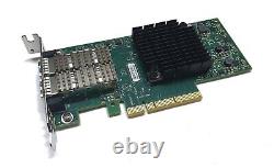 Dell 20NJD MELLANOX CONNECTX 4LX 25GBE Dual Port SFP PCI-E X8 LP Adapter 020NJD can be translated to French as: Adaptateur Dell 20NJD MELLANOX CONNECTX 4LX 25GBE à double port SFP PCI-E X8 LP 020NJD.