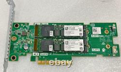 Dell 51CN2 BOSS-S1 2x M. 2 SATA PCIe Storage Network Adapter Card + 2xWCP9P 480GB <br/>
 
<br/> 
 Dell 51CN2 BOSS-S1 2x M. 2 SATA PCIe Carte adaptateur de réseau de stockage + 2xWCP9P 480 Go