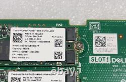 Dell 51CN2 BOSS-S1 2x M. 2 SATA PCIe Storage Network Adapter Card + 2xWCP9P 480GB<br/>   <br/> Dell 51CN2 BOSS-S1 2x M. 2 SATA PCIe Carte adaptateur de réseau de stockage + 2xWCP9P 480 Go