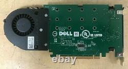 Dell 80g5n Dpwc300 Ultra-speed Drive Quad Nvme M. 2 Carte Pcie X16 (adaptateur Seulement)