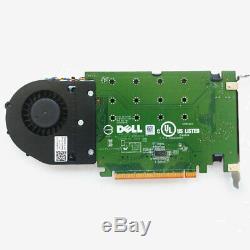 Dell M. 2 Quad-port Disque Dur Ssd Pcie Carte Adaptateur Nvme