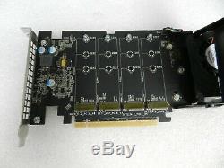 Dell Ultra Ssd M. 2 Pcie X4 Solid State Storage Card Adapter 6n9rh 080g5n