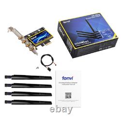 Fenvi 1750mbps Pcie Ordinateur De Bureau Carte Wifi Bluetooth 4.0 Dual Band Wireless Adapter 4