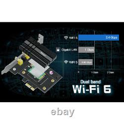 Fenvi Pcie Carte Réseau Wifi 6 Mu-mimo Ofdma Ax200 802.11ax Adaptateur Sans Fil