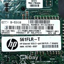 HP 701525-001 2-port 561flr-t Pci-e X8 10 Gigabit Ethernet Adapter Card