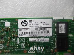 HP 811544-001 816551-001 366t 1gb Quad Port Rj45 Adaptateur Ethernet Pleine Hauteur