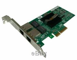 HP Nc360t Adaptateur Double Port Gigabit Nic Pcie Serveur Pcie Complet Carte De Profil