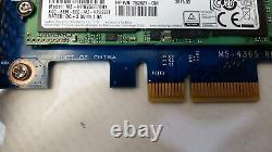 HP Pci-e To M. 2 Adaptateur Card 742006-002 Avec 256 Go M. 2 Ssd 759770-001