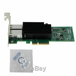 Intel X550-t2 Ethernet Réseau Convergé Carte Adaptateur Pci-10 Gigabit 10g E Nouveau