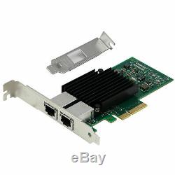 Intel X550-t2 Ethernet Réseau Convergé Carte Adaptateur Pci-10 Gigabit 10g E Nouveau
