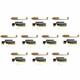 Lot De 5/10 Pcie X8 à Hp Flexiblelom Quad Gbe Ethernet 331 366 530 544 561 Flr