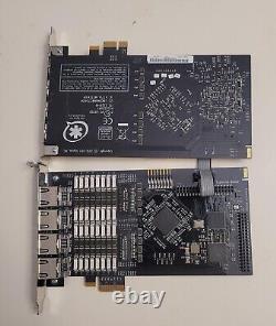 Lot 2 Digium TE820 Carte PCI-E X1 Octal-Span Digital T1/E1/J1/PRI avec câble de synchronisation