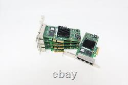 Lot de 5 adaptateurs réseau PCIe quadriport Intel I350-T4 Dell