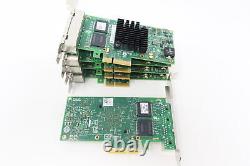 Lot de 5 adaptateurs réseau PCIe quadriport Intel I350-T4 Dell