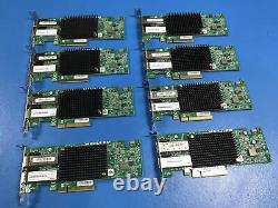 Lot de 8 cartes adaptateur réseau PCIe Lenovo Emulex 00JY823 à 2 ports 10Gb SFP+