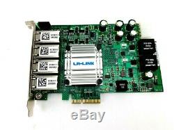 Lr-link Lrec9724ht-poe 1g 4 Ports Poe Pcie X4 Ethernet Serveur Carte Adaptateur Sff
