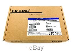 Lr-link Lrec9724ht-poe 1g 4 Ports Poe Pcie X4 Ethernet Serveur Carte Adaptateur Sff