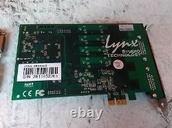 Lynx Studio Technology AES16e-G Carte Interface Audio PCIe 16 Canaux avec Adaptateur