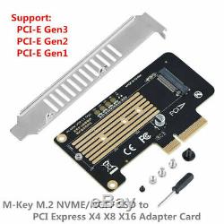 M-key M. 2 Nvme / Ngff Ssd Pci-e Pci Express X4 X8 X16 Card Adapter Converter