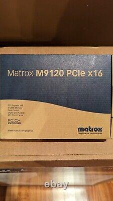 Matrox M9120 (m9120e512f) Adaptateur Graphique 512mb Gddr2 Sdram Pci Express X16