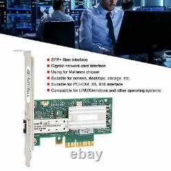 Mellanox Sfp+ 10 Go Adaptateur De Carte Réseau Ethernet Gigabit Pcie X4 X8 X16
