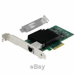 Nouveau Carte Adaptateur Réseau Convergé Ethernet Intel X550-t1 10gigabit 10g Pci-e