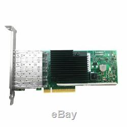 Nouveau Oem Nouveau X710-da4 4 Ports Pcie 3.0 X8 Ssp 10gbps Carte Réseau Ethernet