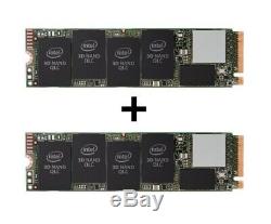 Nouveau Raid 2tb Double Carte Adaptateur Slot + 2x Intel 660p Ssd Et Mojave Pour Mac Pro 5,1