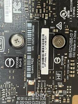 Nouvelle HP Nvidia Quadro P620 2 Go Pcie Graphics Card Avec 2 X Adaptateurs