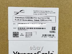 Nouvelle carte Ethernet PCIe Solarflare Xtremescale X2522-25G-PLUS à 2 ports 25GbE SFP28