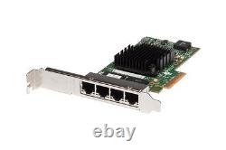 Nouvelle carte réseau Intel I350-T4V2 i350-T4 PCIe x4 Adaptateur Ethernet NIC avec quatre ports