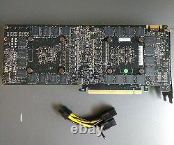 Nvidia Tesla K80 Gddr5 24 Go Cuda Pci-e Gpu Computing Card Avec Adaptateur D'alimentation
