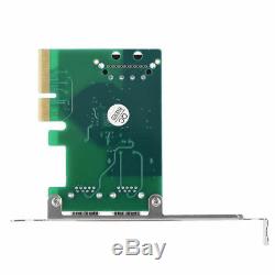 Pci-e À Double Usb 3.1 Type A Extender Carte D'extension Adaptateur 10gbps 4pin Alimentation