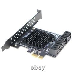 Pcie 2.0 X1 À SATA III 6 Ports Carte Adaptateur Marvell Chipset Non-raid