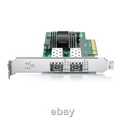 Pour Intel X520-da2 (intel 82599es) Adaptateur Réseau Ethernet 10g Pcie X8 Sfp Port