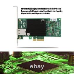 Pour Intel X550-t1 Main Control Chip Pci-e Ethernet Server Network Adapter Card G
