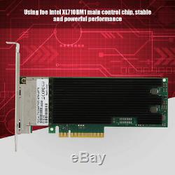 Pour Intel Xl710bm1 10gbps Réseau Ethernet Carte 4 Ports Pci-e Lan Adapter X710-t4